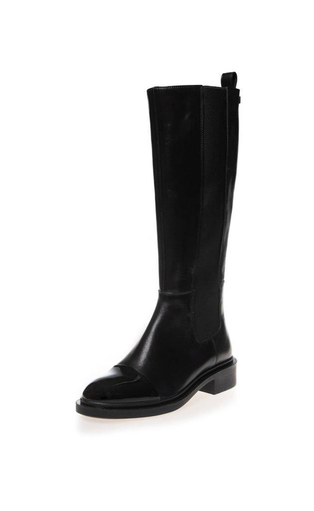 Copenhagen Shoes Støvler - The Love Boot Patent - Black