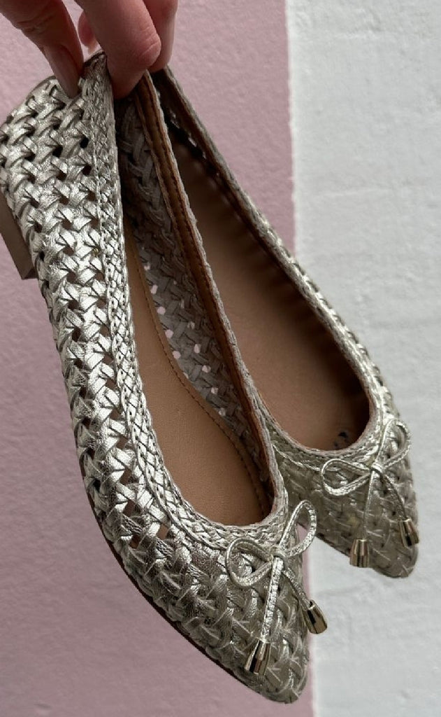 Copenhagen Shoes Ballerinaer - Oh My Love - Gold