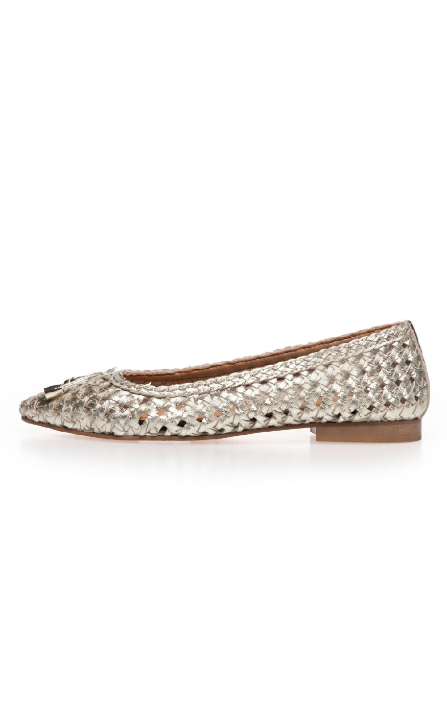 Copenhagen Shoes Ballerinaer - Oh My Love - Gold