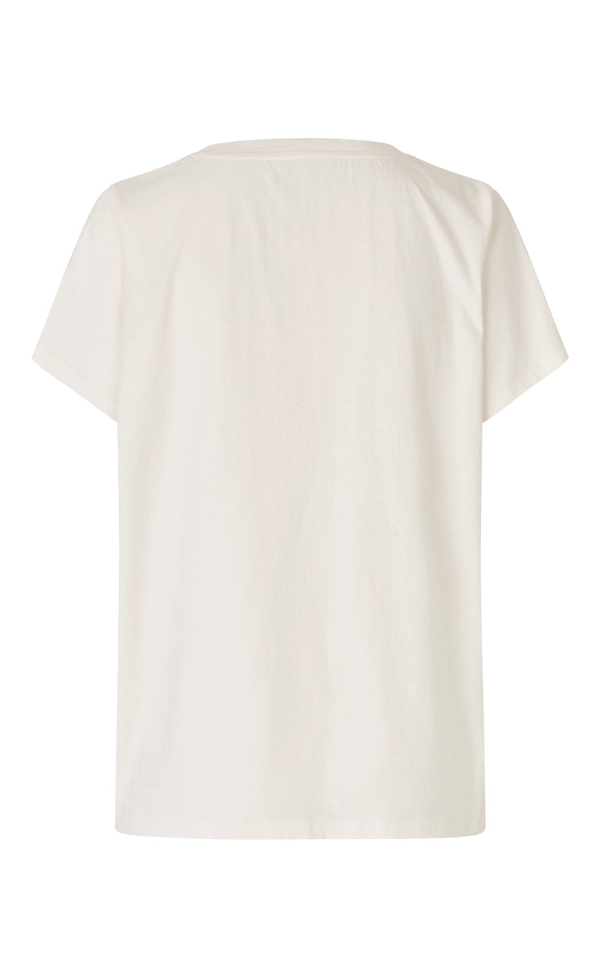 Lollys Laundry T-shirt - Roma LL Crab - White
