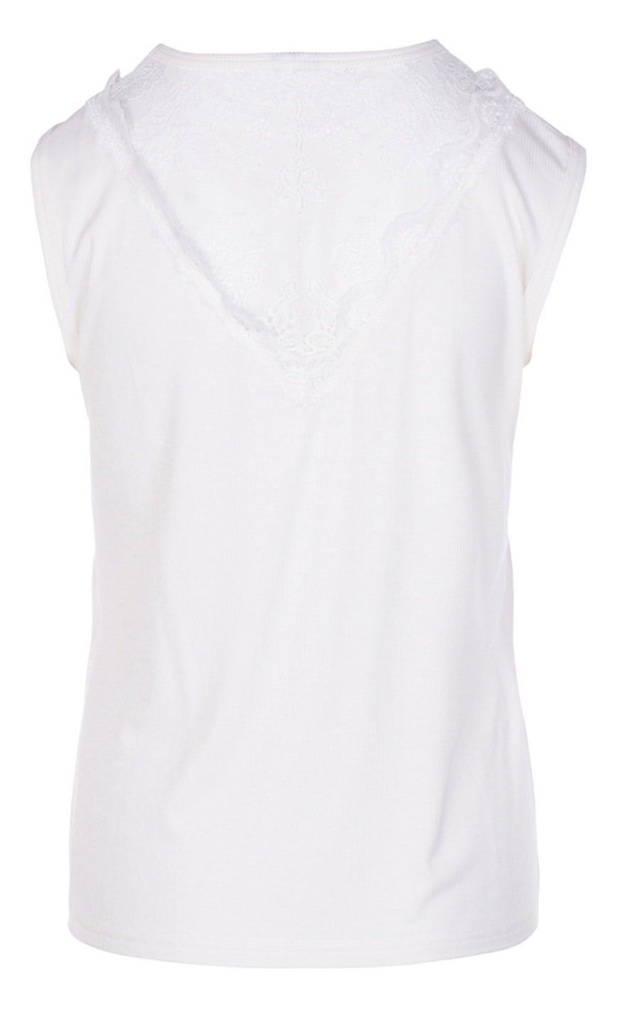 One Two Luxzuz Topp - Amelia - Cream
