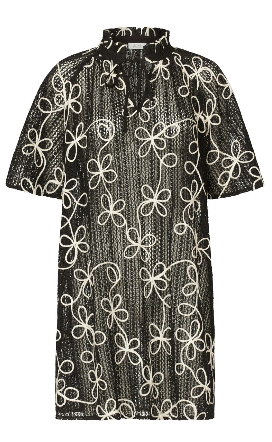 Love & Divine Kjole - Love1116 - Black/Cream