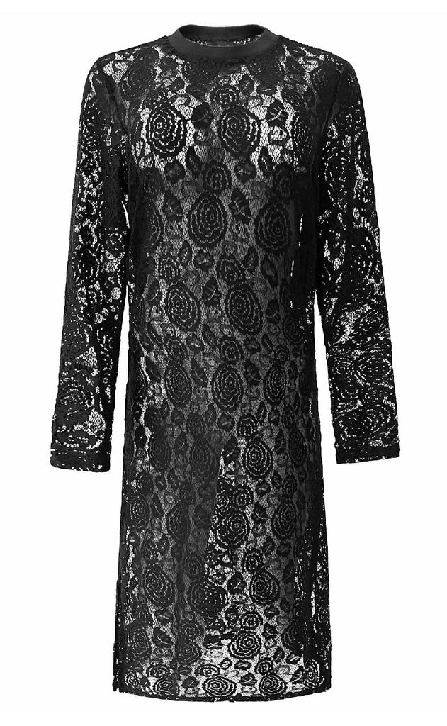 Liberte Kjole - Lacy - Black Lace