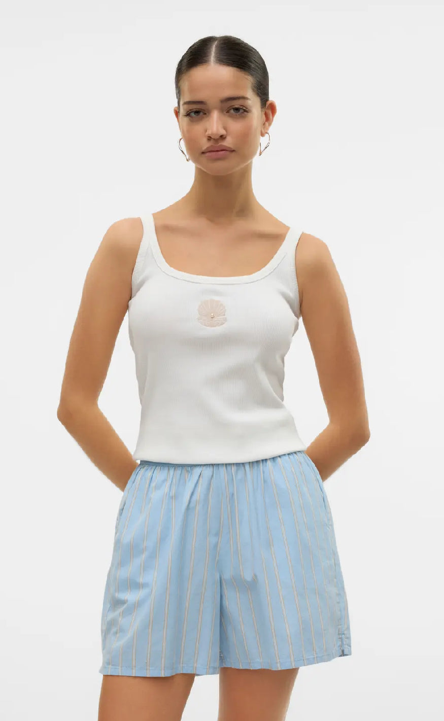 Vero Moda Topp - Diana - Shell With Pearl