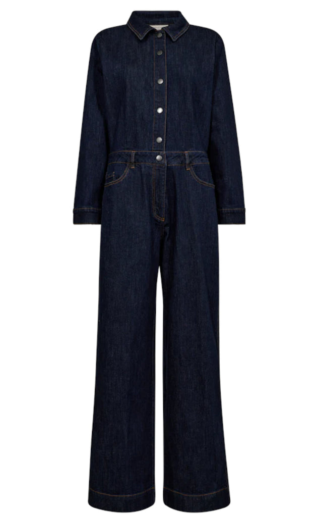 Freequent Jumpsuit - Filoy  - Dark Blue Denim