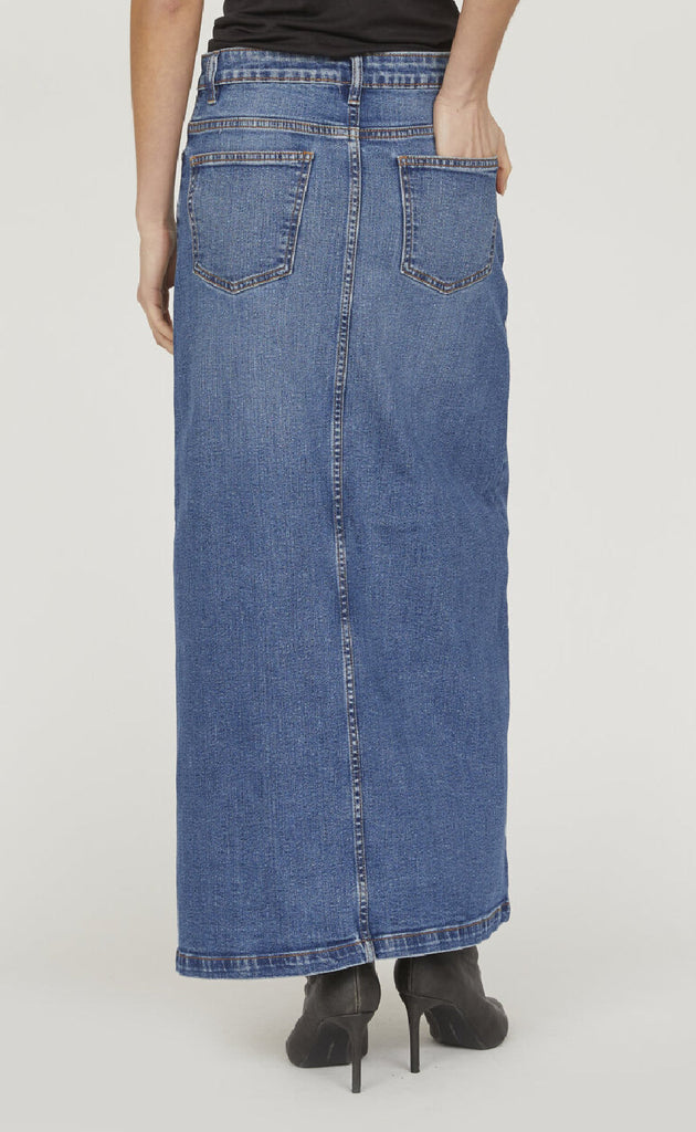 Sisters Point Skjørt - Olia-L.SK3 - Mid Blue Wash