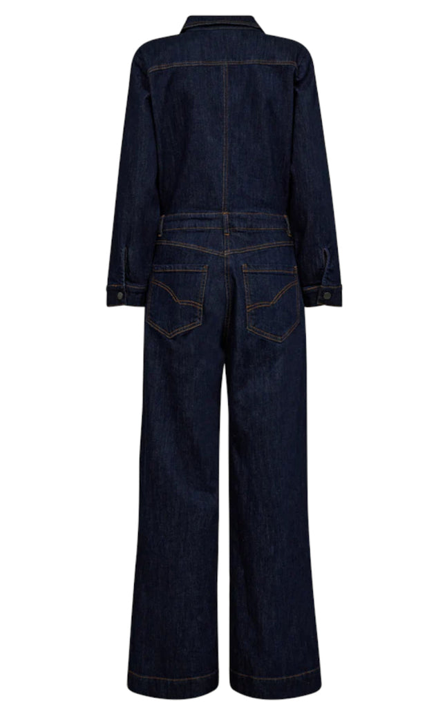 Freequent Jumpsuit - Filoy  - Dark Blue Denim