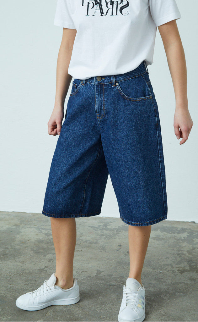 Sisters Point Shorts - Ofira - Dark Blue Denim