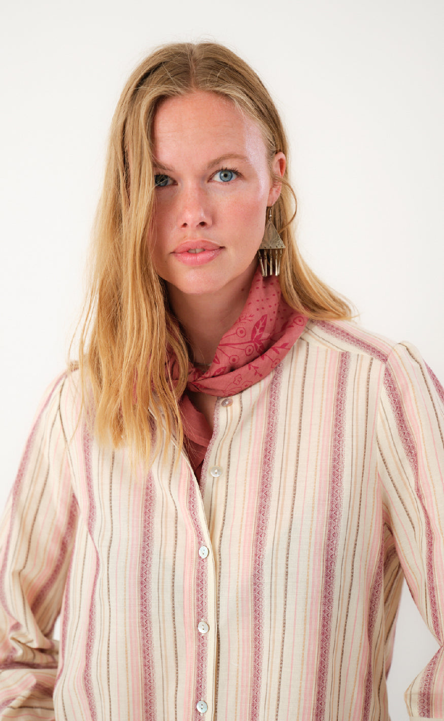 Lollys Laundry Skjerf - Dakota LL - Dusty Rose