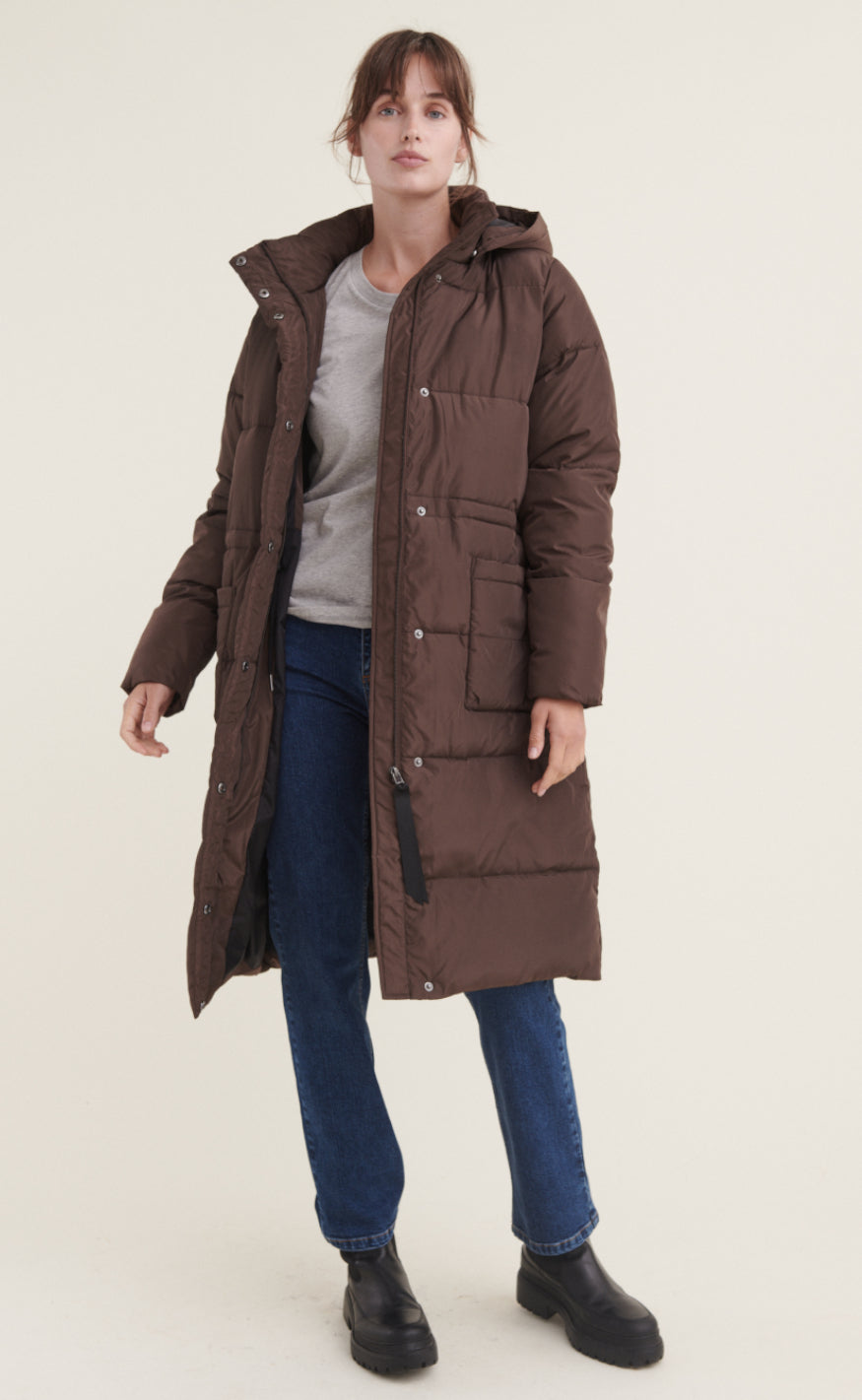 Basic Apparel Jakke - Dagmar - Chocolate