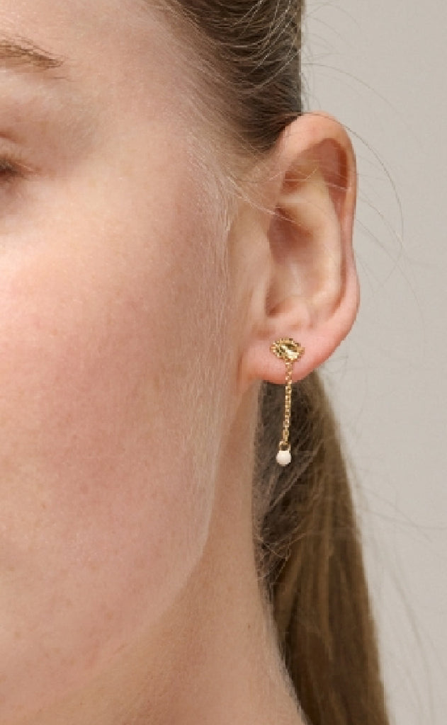 ENAMEL Copenhagen Øreringer - Sunshine Drop - Daisy
