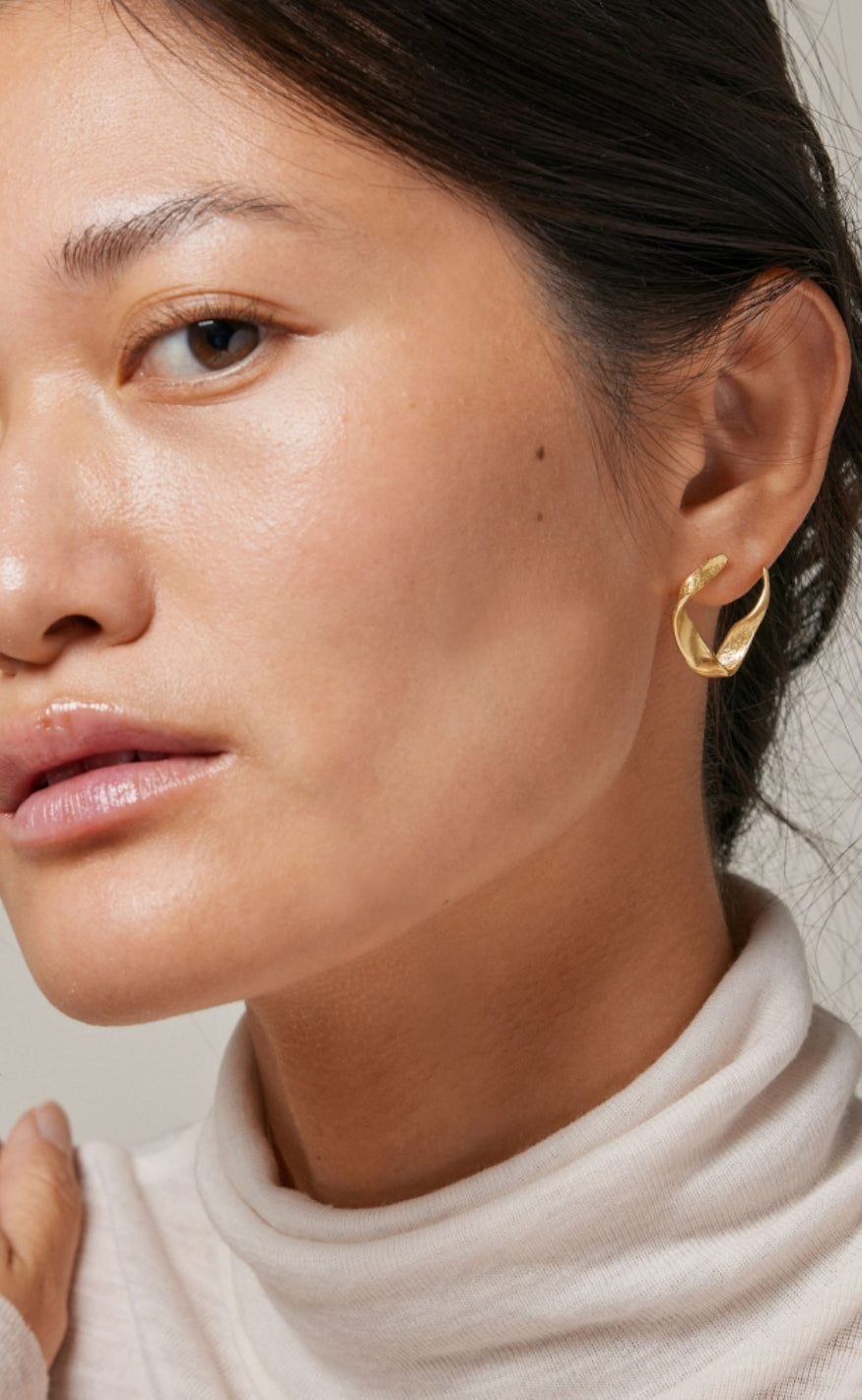 ENAMEL Copenhagen Ørering - Dalia - Gold