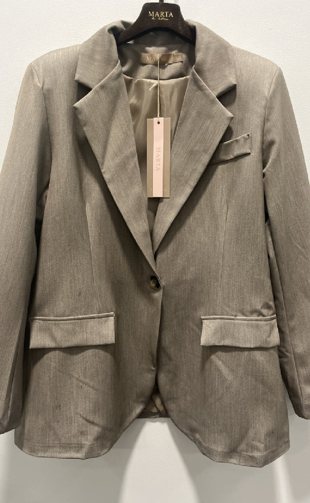 Marta Du Chateau Blazer - Damiana - Fango258