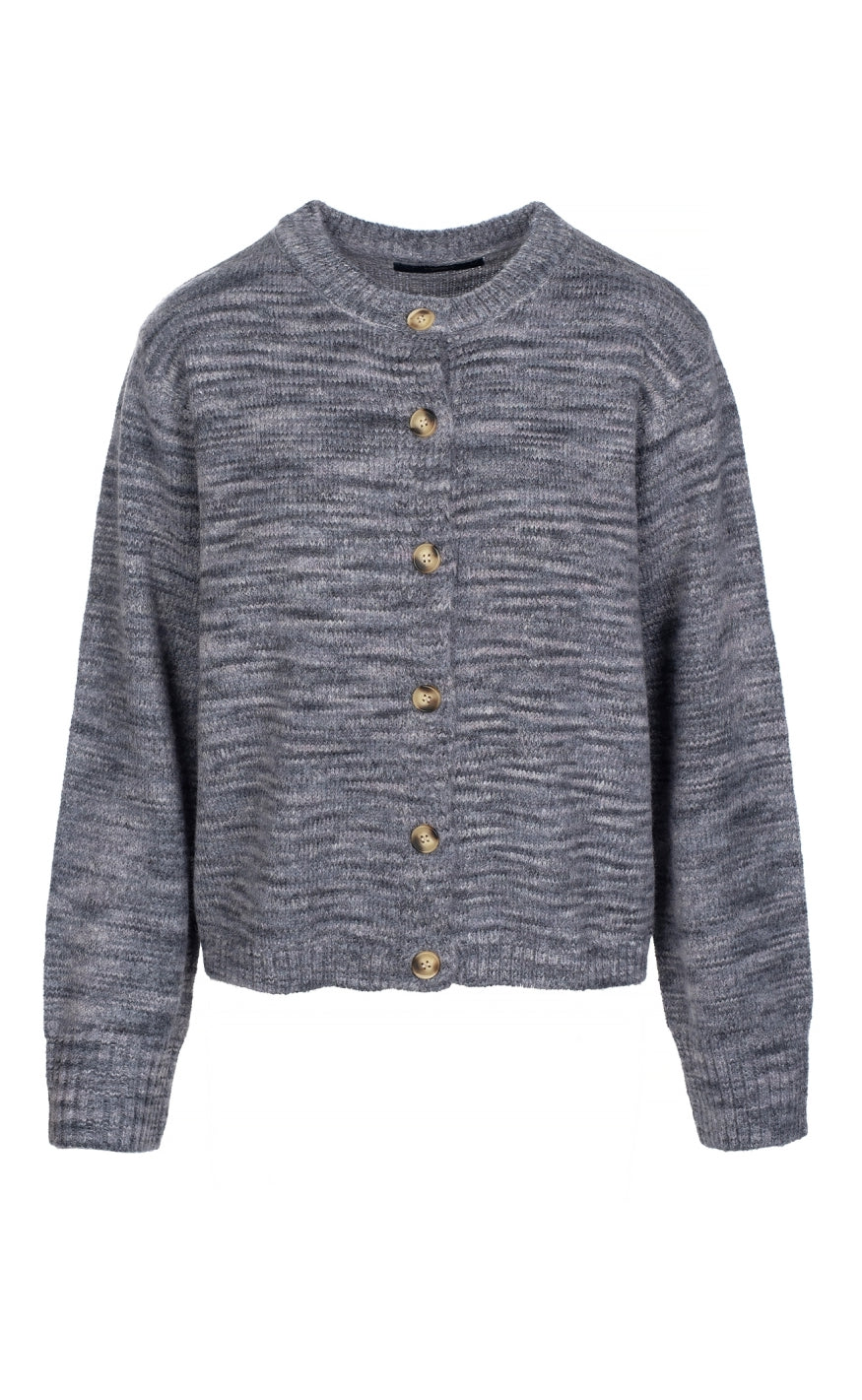 Luxzuz Cardigan - Elida - Dark Shadow
