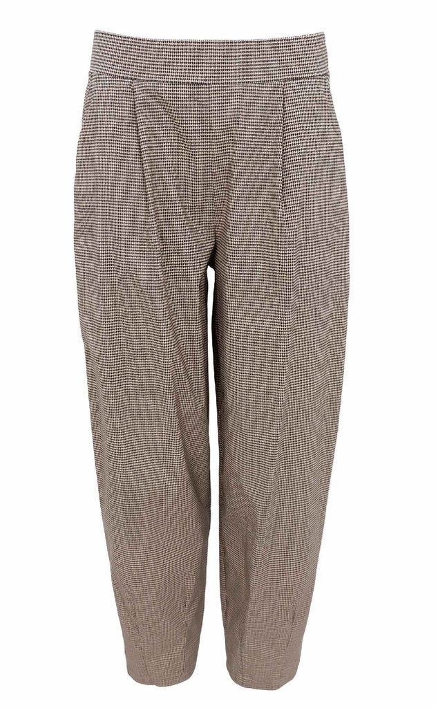 Black Colour Bukser - Davina Art - Brown