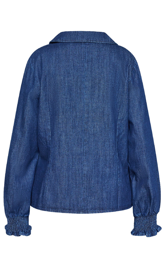 Love & Divine Bluse - Love1391 - D. Denim