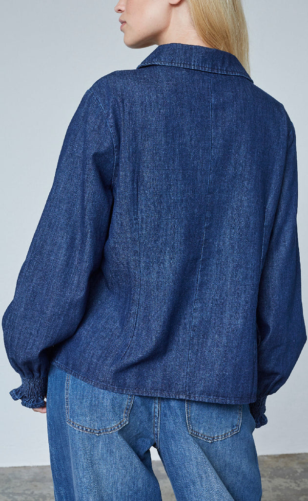Love & Divine Bluse - Love1391 - D. Denim