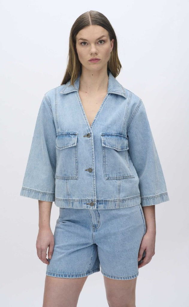 Moves Skjorte - Amarie - Light Blue