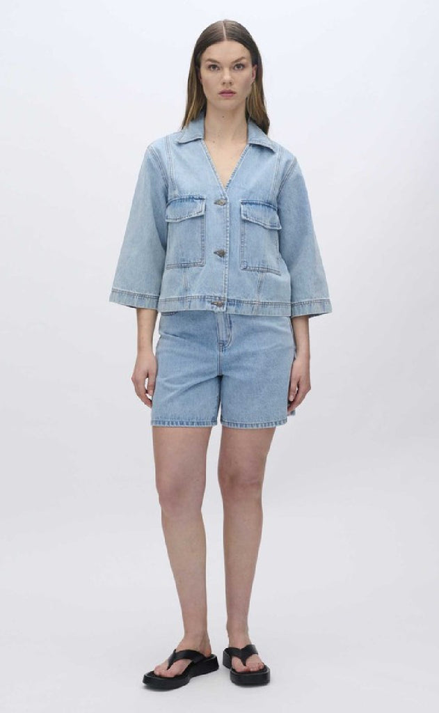 Moves Skjorte - Amarie - Light Blue
