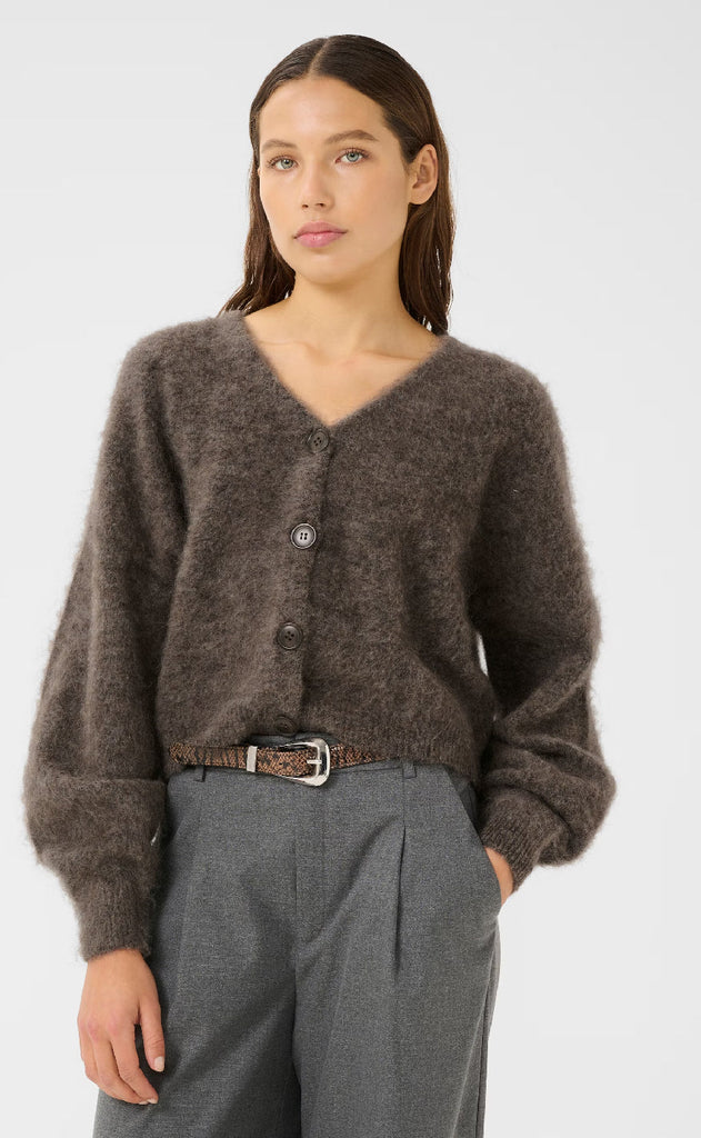 Gestuz Cardigan - Debbie - Chestnut Melange