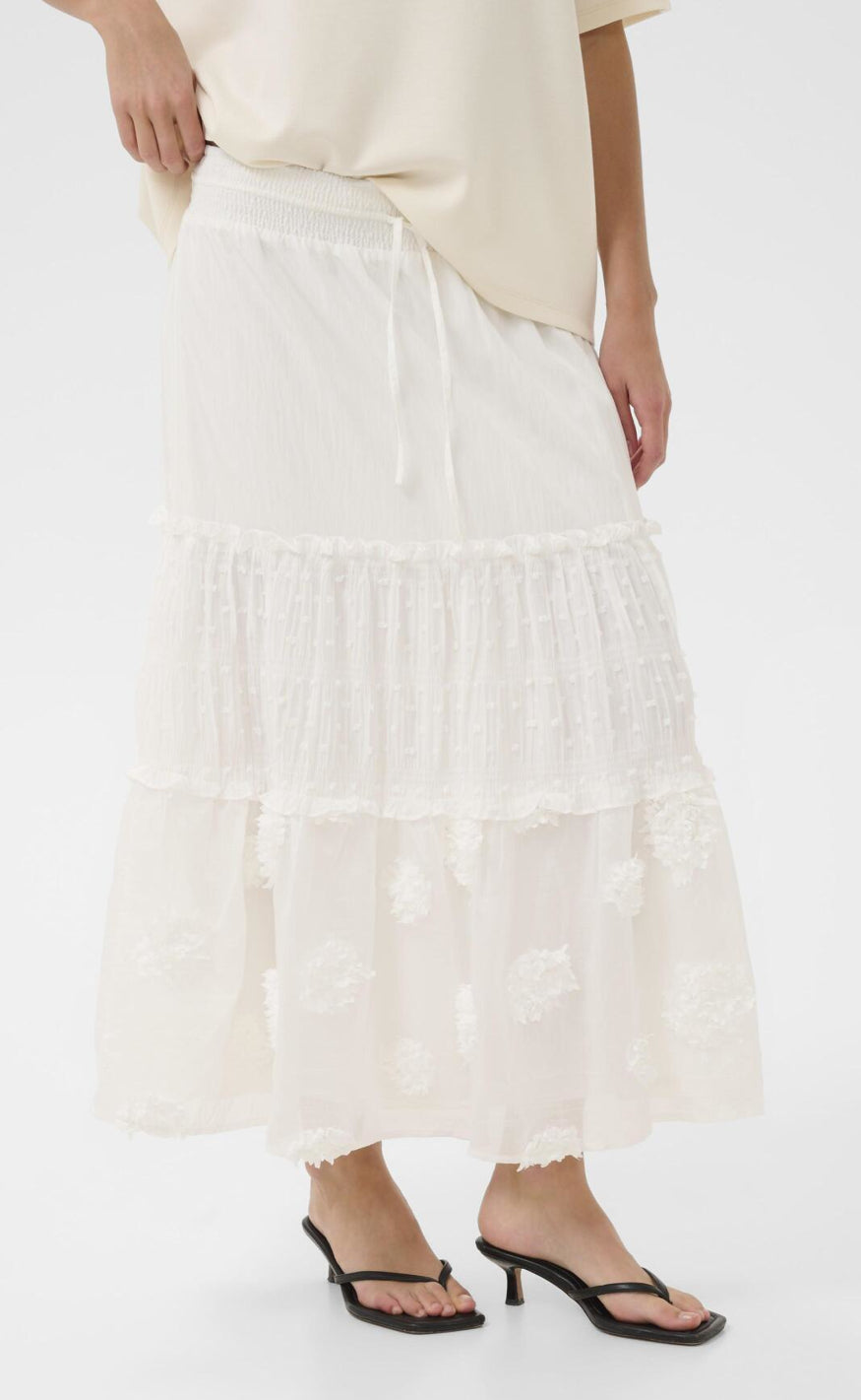 Culture Skjørt - Deena - Spring Gardenia