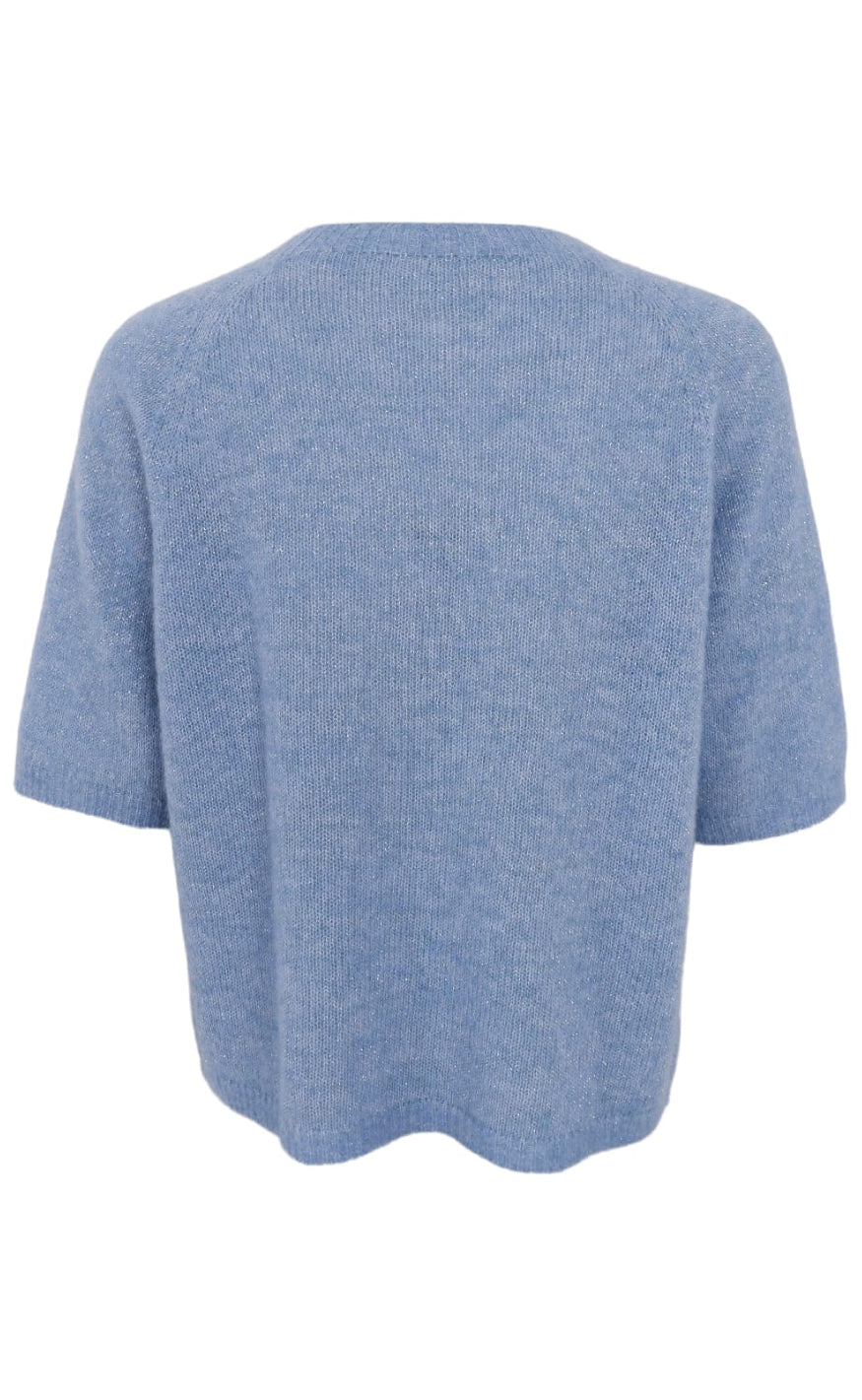 Black Colour GenserGenser - Dell Glitter - Lt. Blue