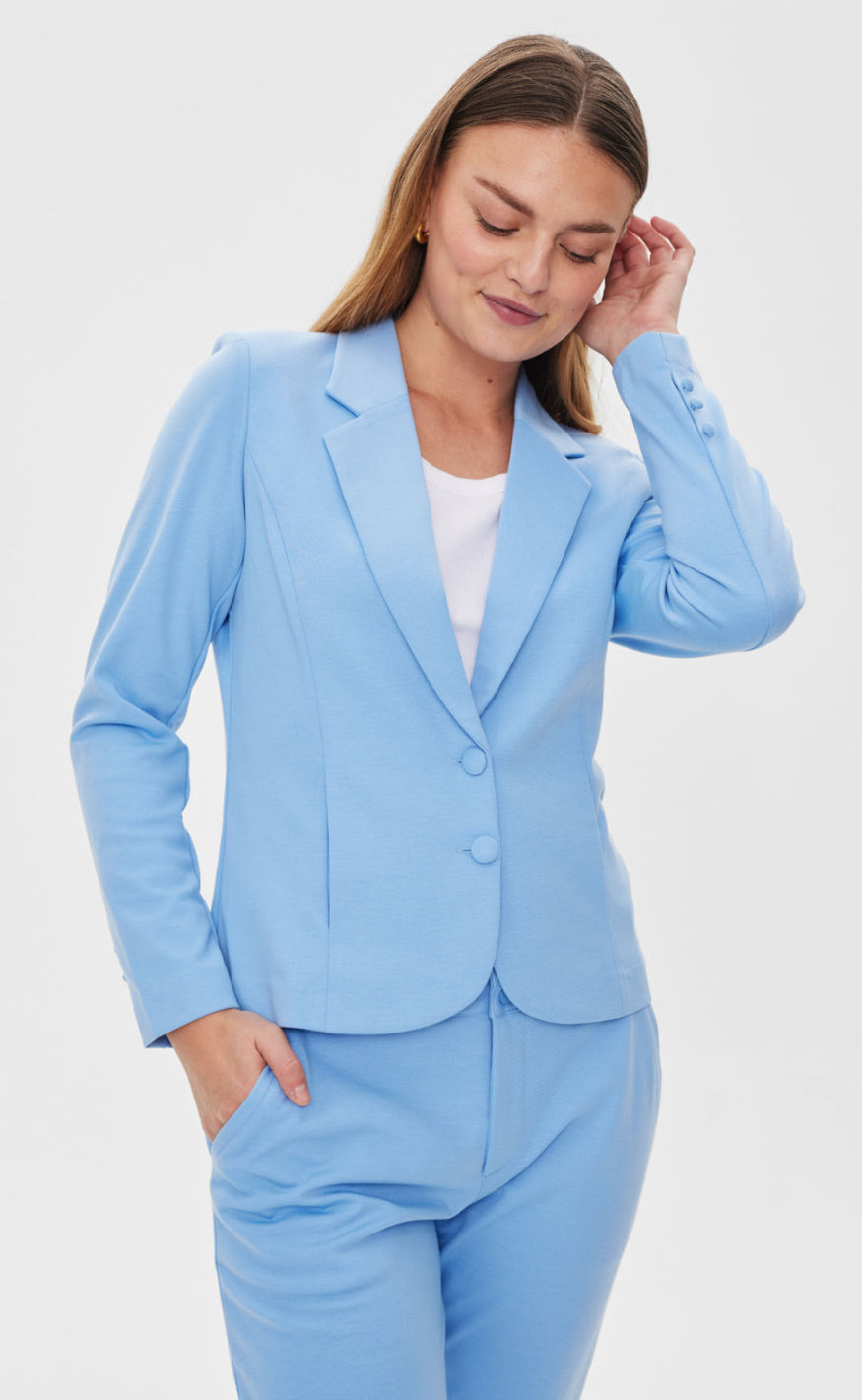Freequent Blazer - Nanni - Della Robbia blue