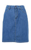 Black Colour Skjørt - Nettie - Mid Blue Wash