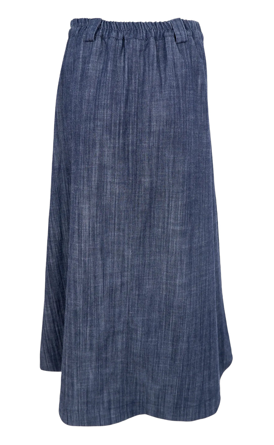 Black Colour Skjørt - Box - Navy Denim