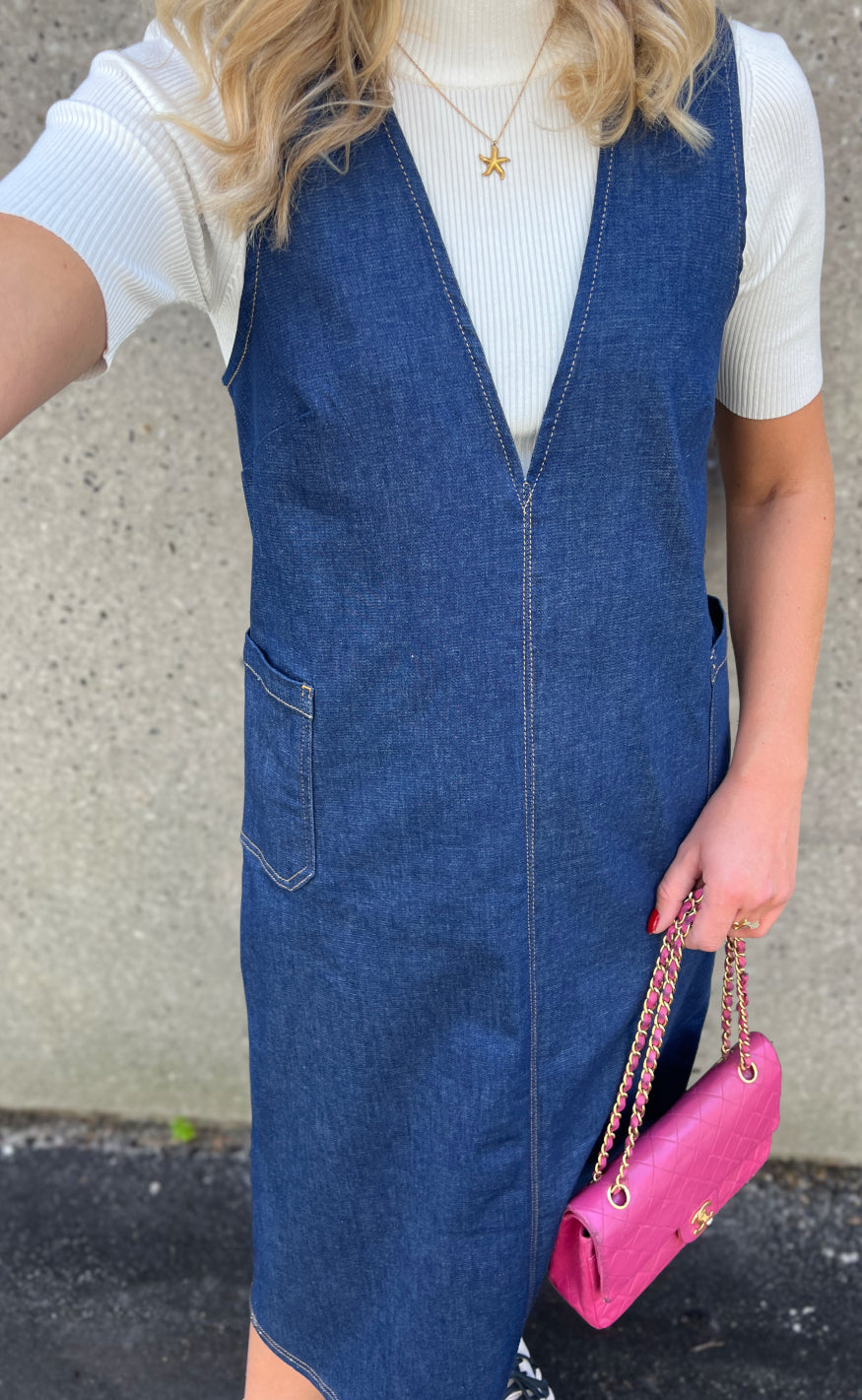 Nümph Kjole - Gigi - Dark Blue Denim