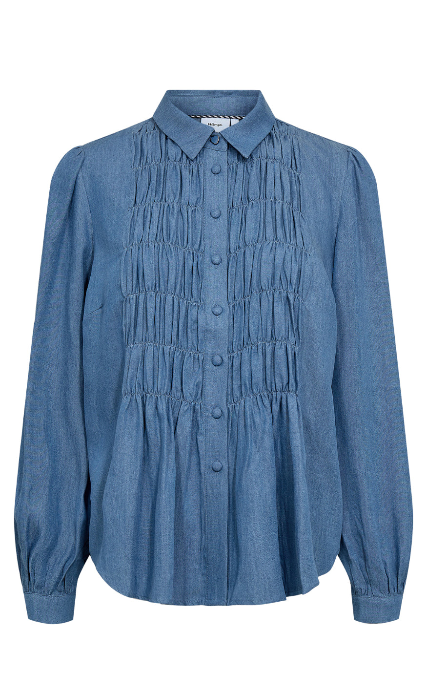 Nümph Skjorte - Mio - Light Blue Denim