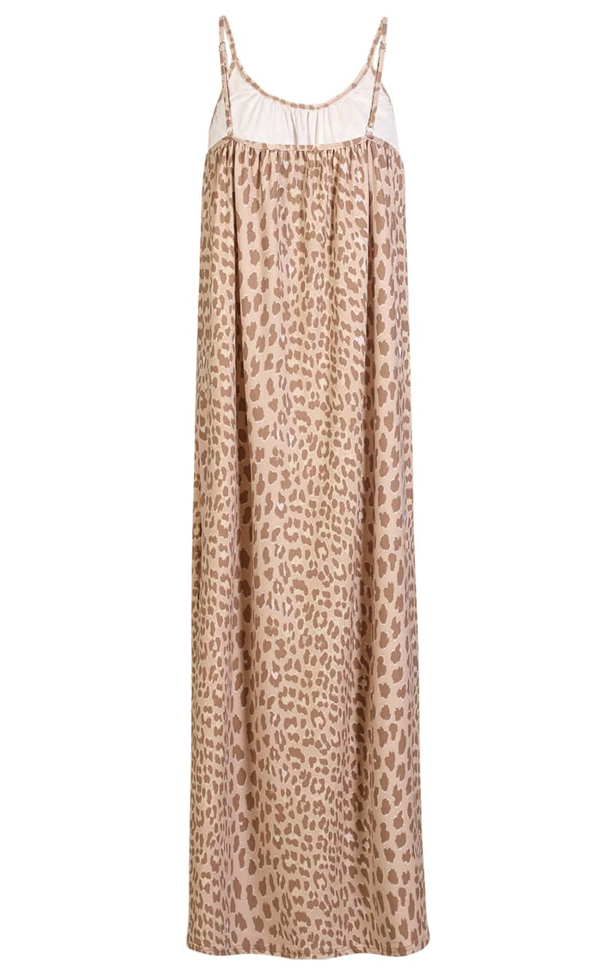 Liberte Kjole - Alma Long Strap - Desert Lux Leo