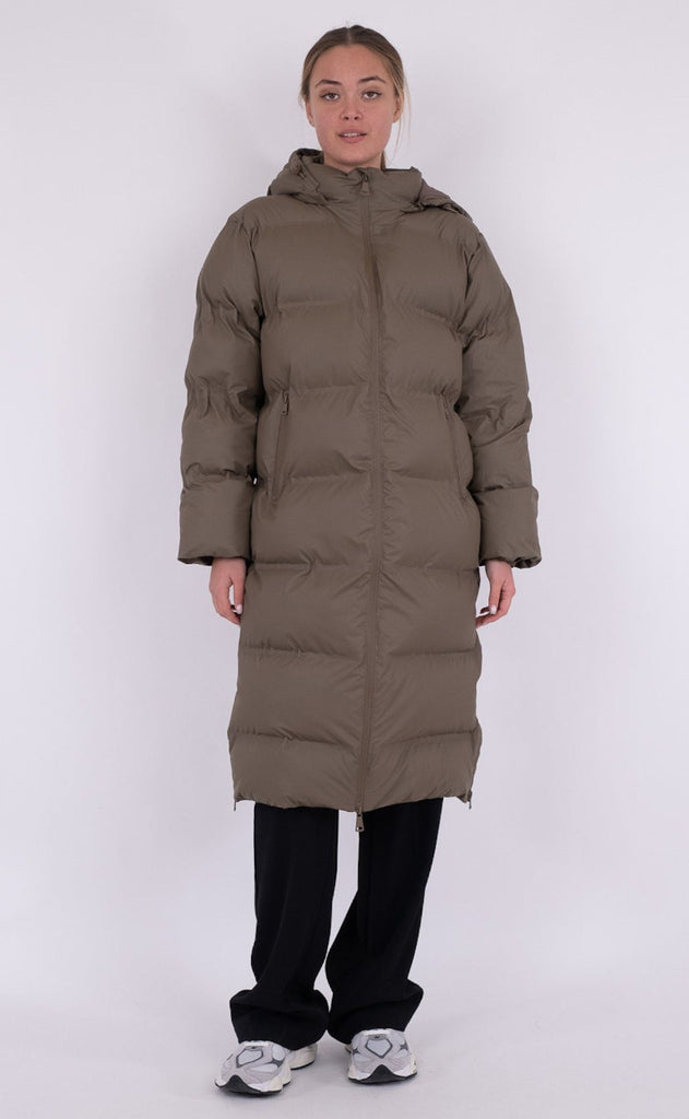 Neo Noir Jakke - Viviana Puffer - Dark Taupe