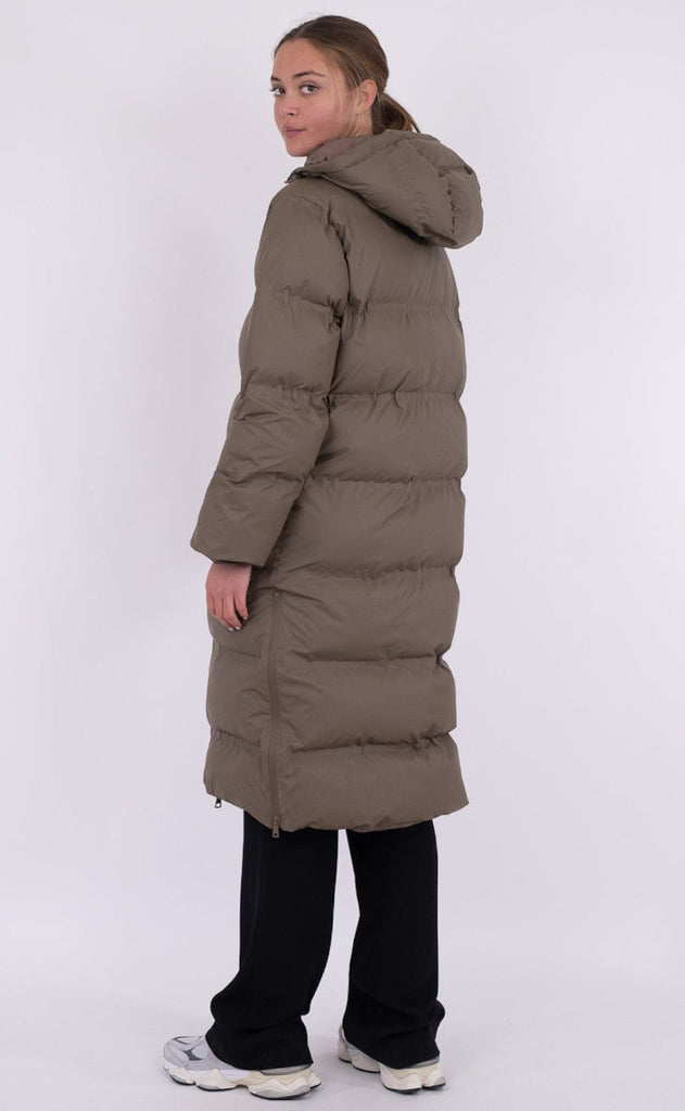 Neo Noir Jakke - Viviana Puffer - Dark Taupe