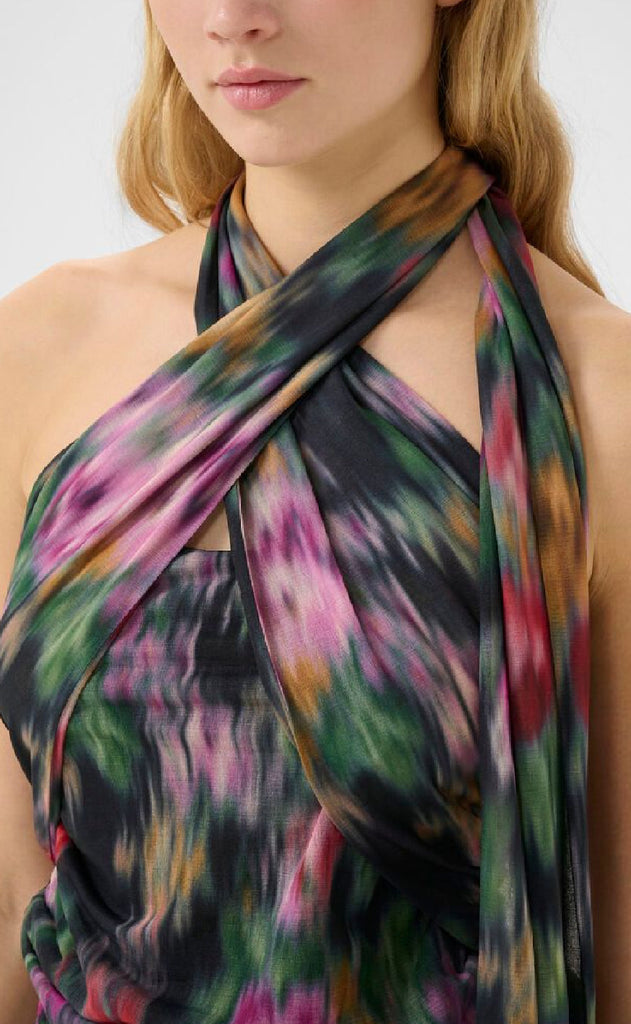 Gestuz Topp - Fadia - Red Faded Flower