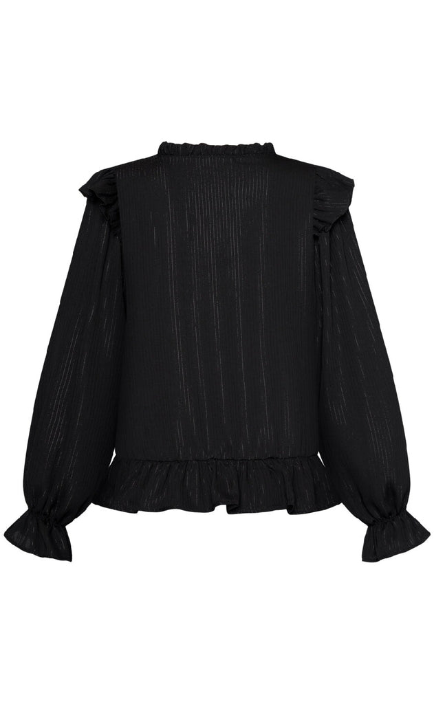 Sisters Point Skjorte - Disko-SH - Black/Black