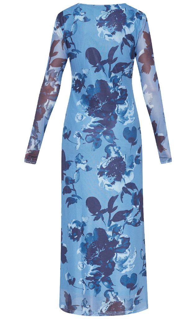 Sisters Point Kjole - Vendis-DR - Blue/Flower