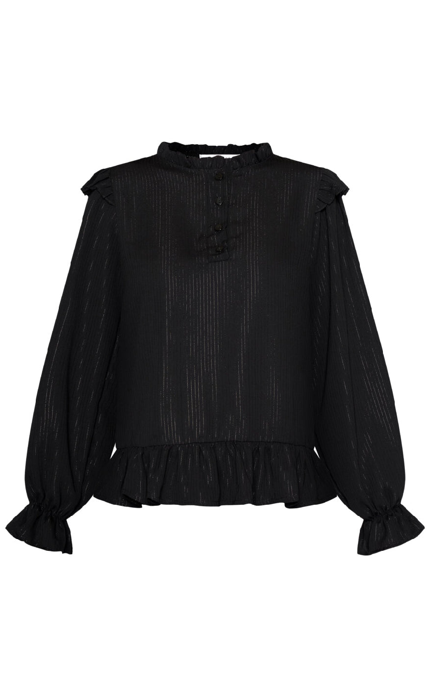 Sisters Point Skjorte - Disko-SH - Black/Black