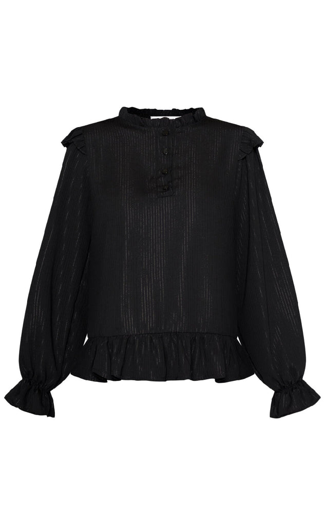 Sisters Point Skjorte - Disko-SH - Black/Black