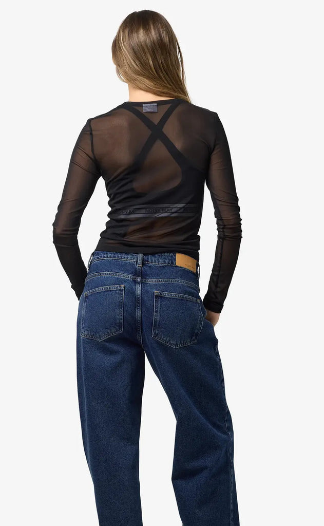 Noisy May Topp - Judith L/S - Black