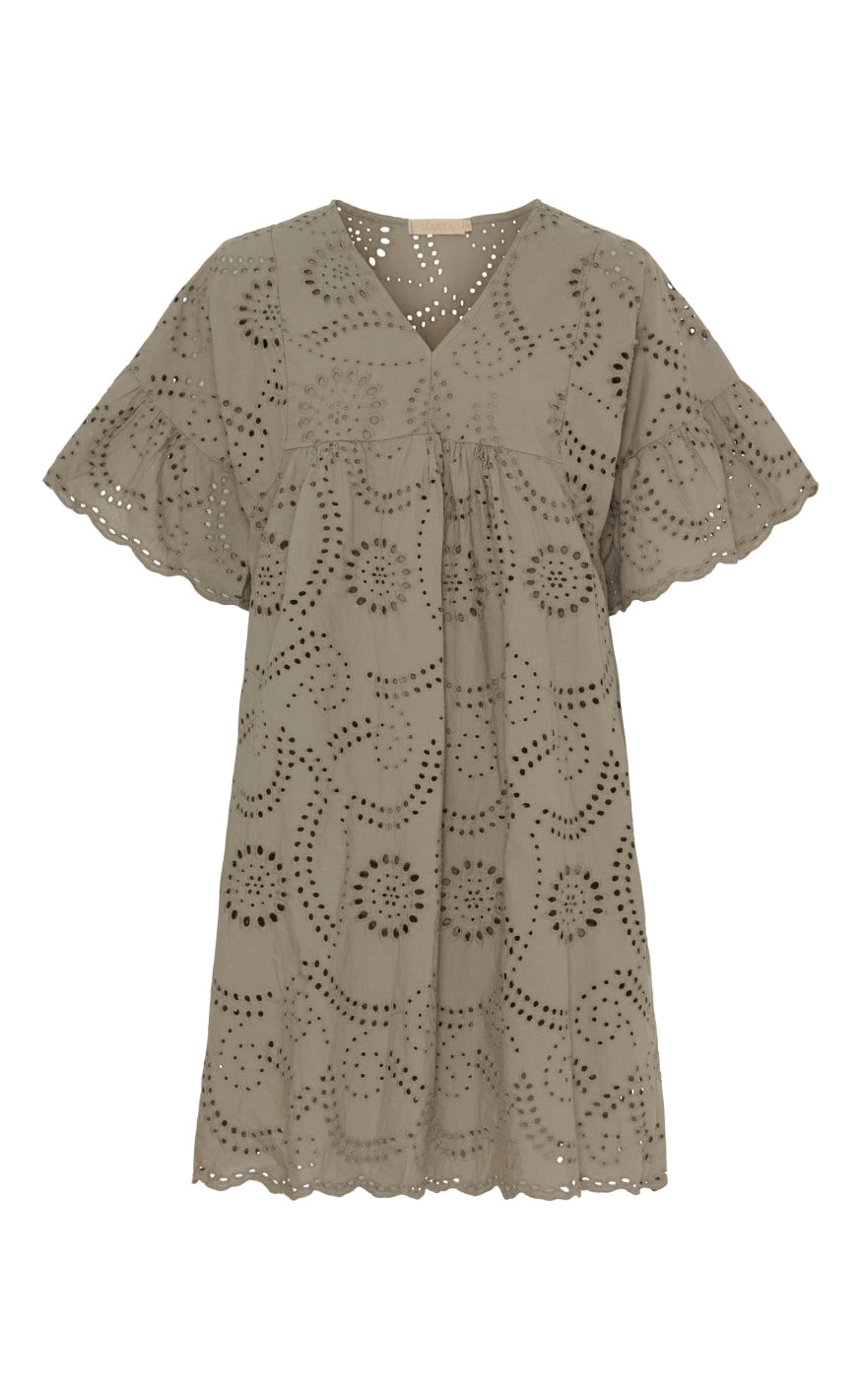 Marta Du Chateau Kjole - 7922 Dögg - Beige
