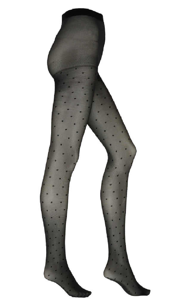 Marta Du Chateau Strømpebukser - Chris 20Den - Black Dot