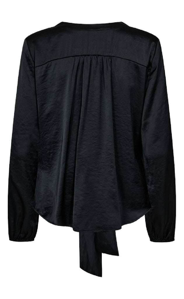 Freequent Bluse - Dove - Black