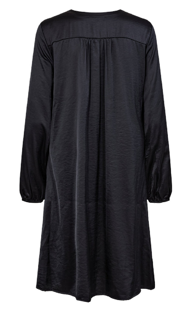 Freequent Kjole - Dove - Black