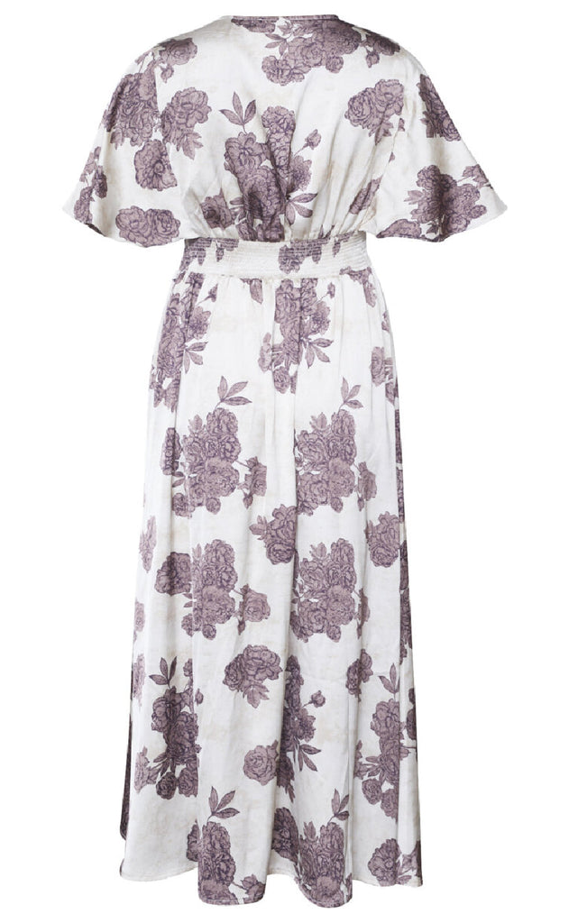 Sisters Point Kjole - Gisela-DR20 - Bordeaux Flower