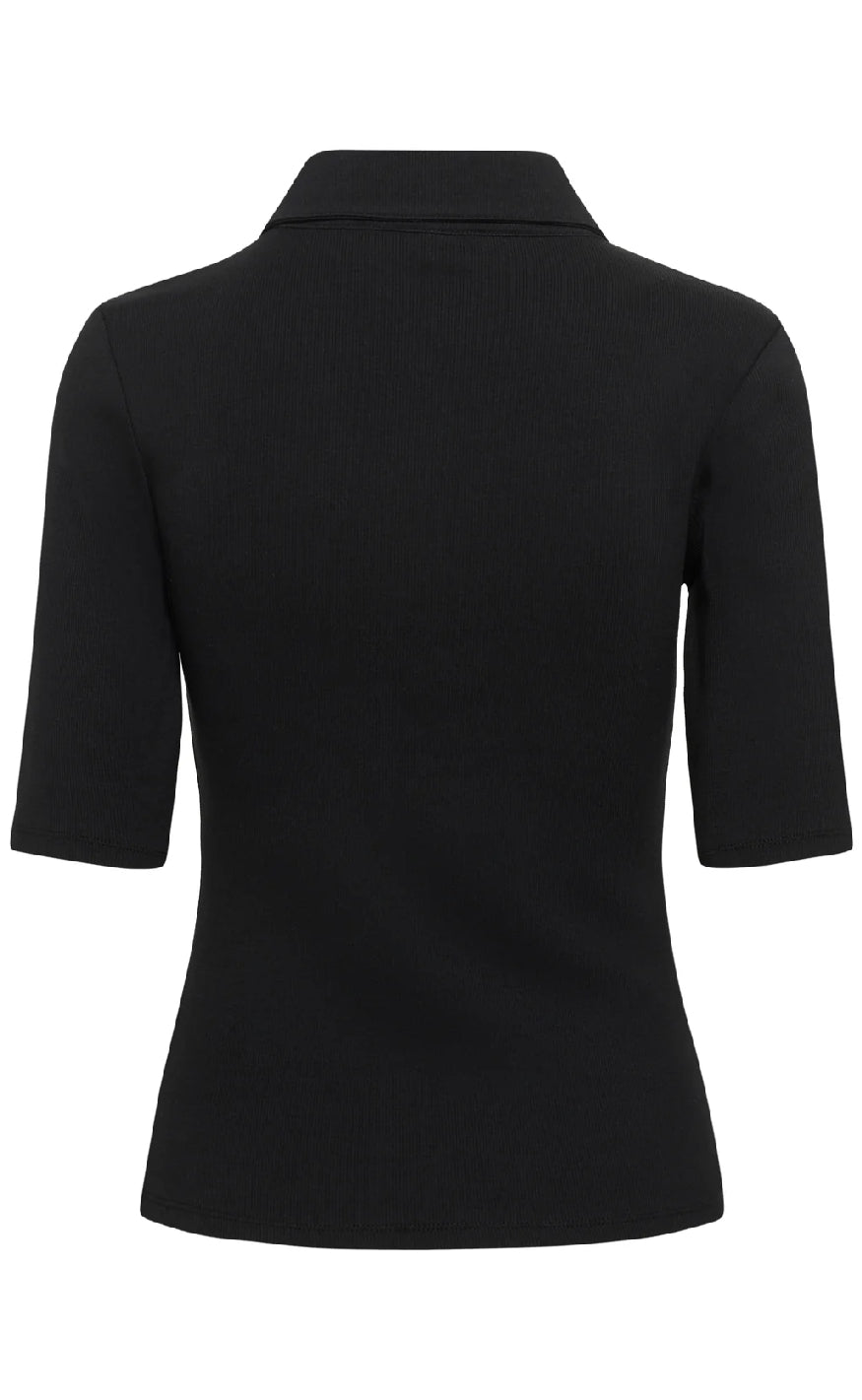 Gestuz Bluse - Drew Polo - Black