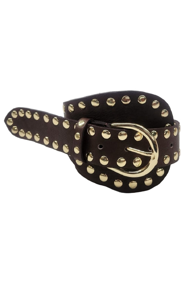 Tim & Simonsen Belte - Dunja - Chokolate/Gold