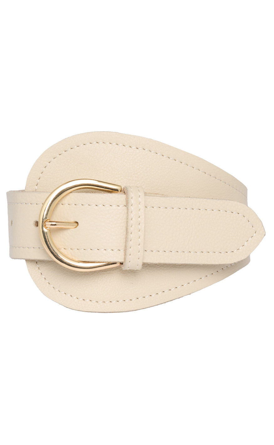 Tim & Simonsen Belte - Dunja - Off White/Gold