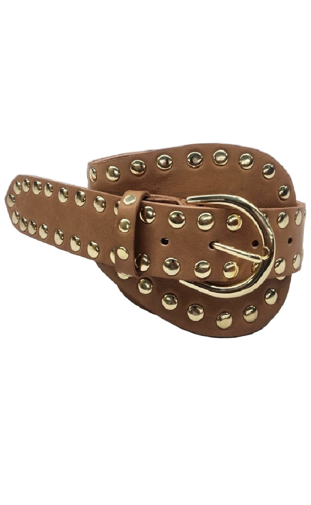 Tim & Simonsen Belte - Dunja - Cognac/Gold