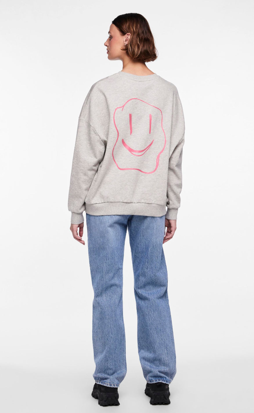 Pieces Sweater - Dyllo - Light Grey Melange